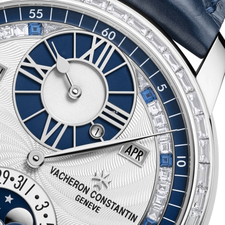 Vacheron Constantin,Artelier Cabinotiers Special Order 42mm,42mm,White Gold,Silver,Automatic,Moonphase,Perpetual Calendar,Leap Year,Month,40hours,In-house Caliber,4007C,4007C/000G-B709