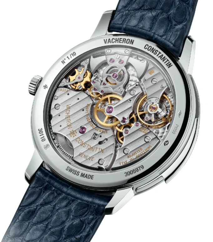 Vacheron Constantin,Patrimony 41mm,41mm,Platinum,Grey,Handwound,Minute Repeater,65hours,30110,30110/000P-B108