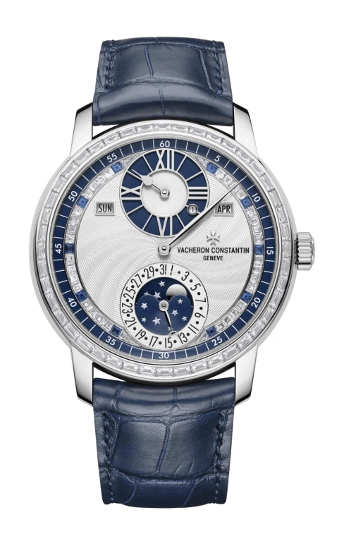 Vacheron Constantin,Artelier Cabinotiers Special Order 42mm,42mm,White Gold,Silver,Automatic,Moonphase,Perpetual Calendar,Leap Year,Month,40hours,In-house Caliber,4007C,4007C/000G-B709
