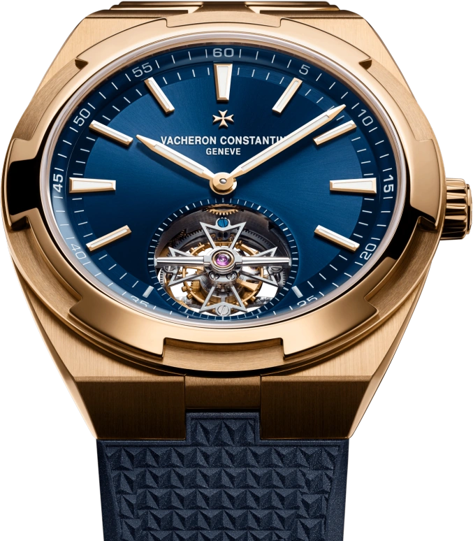 Vacheron Constantin,Overseas 42.50mm,42.50mm,Pink Gold,Blue,Automatic,Tourbillon,80hours,6000V,6000V/110R-B733