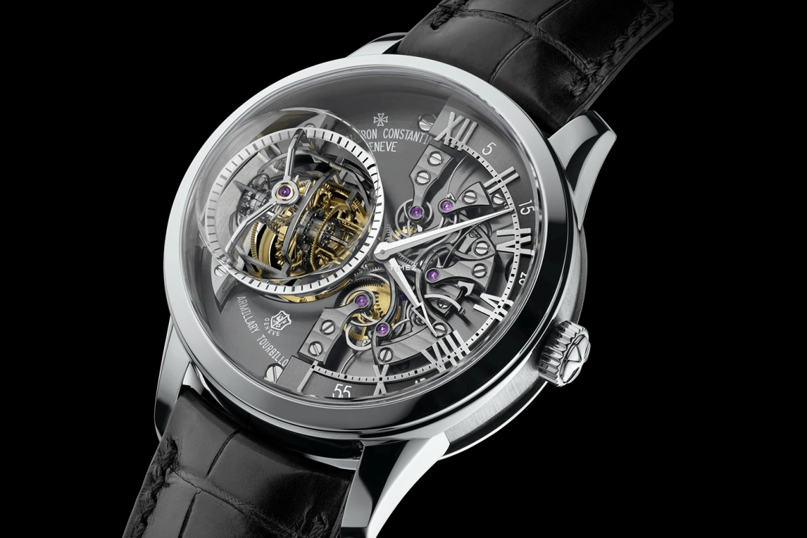 Vacheron Constantin,Artelier Cabinotiers Special Order 45.70mm,45.70mm,White Gold,Skeleton,Handwound,Tourbillon,Tourbillon Escapement,Jumping Minutes,Jumping Hours,65hours,In-house Caliber,91990,91990/000G-9882