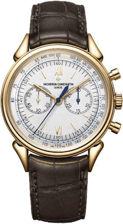 Vacheron Constantin,Historiques 38.50mm,38.50mm,Pink Gold,Silver,Handwound,Chronograph,Column Wheel,5000H,5000H/000R-B059