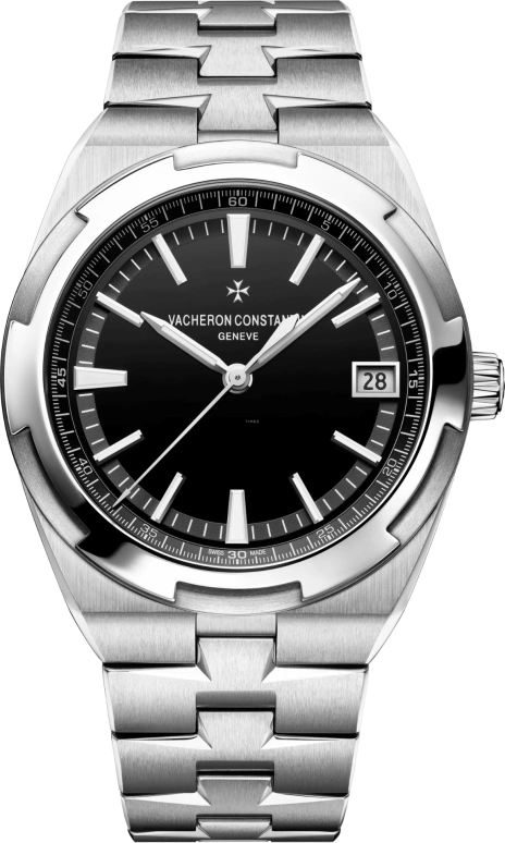 Vacheron Constantin,Overseas 41mm,41mm,Stainless Steel,Black,Automatic,Day,60hours,4500V,4500V/110A-B483