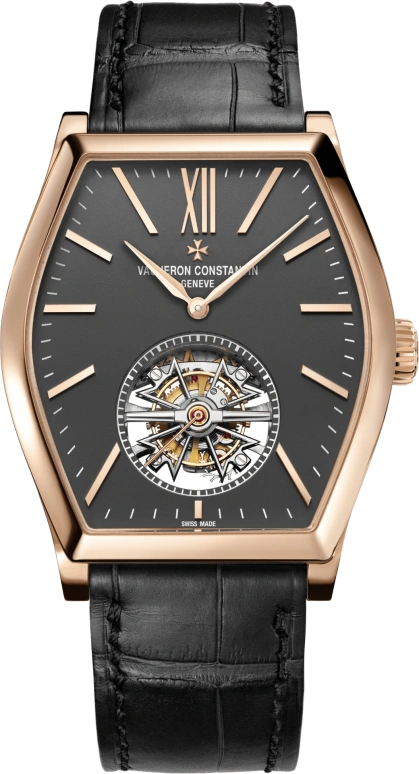 Vacheron Constantin,Malte 38x48.20mm,38x48.20mm,Pink Gold,Grey,Handwound,Tourbillon,Tourbillon Escapement,30130,30130/000R-B289