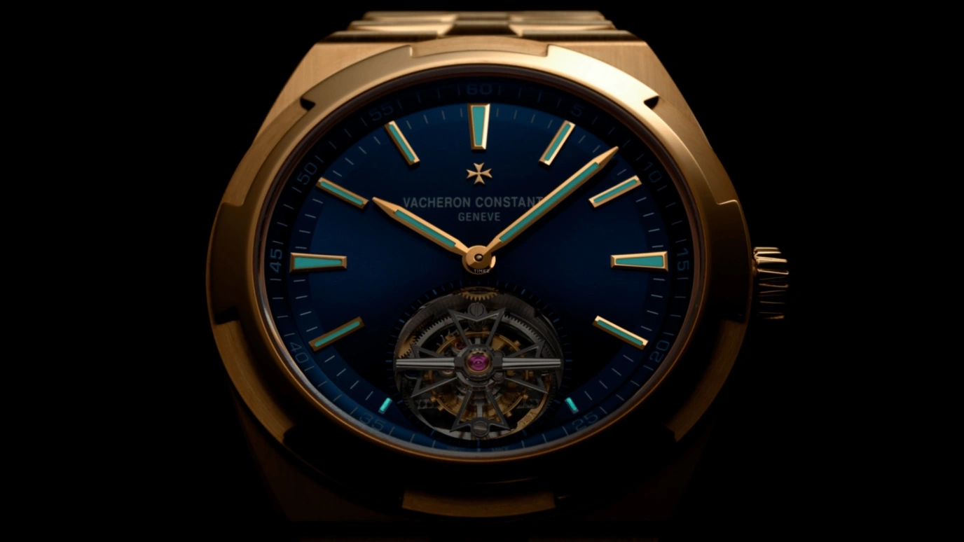 Vacheron Constantin,Overseas 42.50mm,42.50mm,Pink Gold,Blue,Automatic,Tourbillon,80hours,6000V,6000V/110R-B733