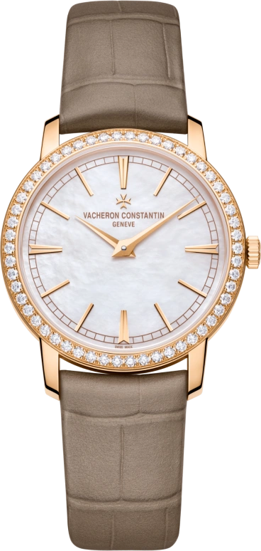 Vacheron Constantin,Traditionnelle 33mm,33mm,Pink Gold,Red Gold,Pink Red,White,Handwound,40hours,In-house Caliber,1405T,1405T/000R-B636