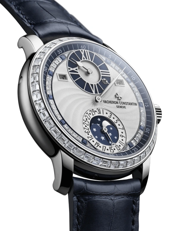 Vacheron Constantin,Artelier Cabinotiers Special Order 42mm,42mm,White Gold,Silver,Automatic,Moonphase,Perpetual Calendar,Leap Year,Month,40hours,In-house Caliber,4007C,4007C/000G-B709