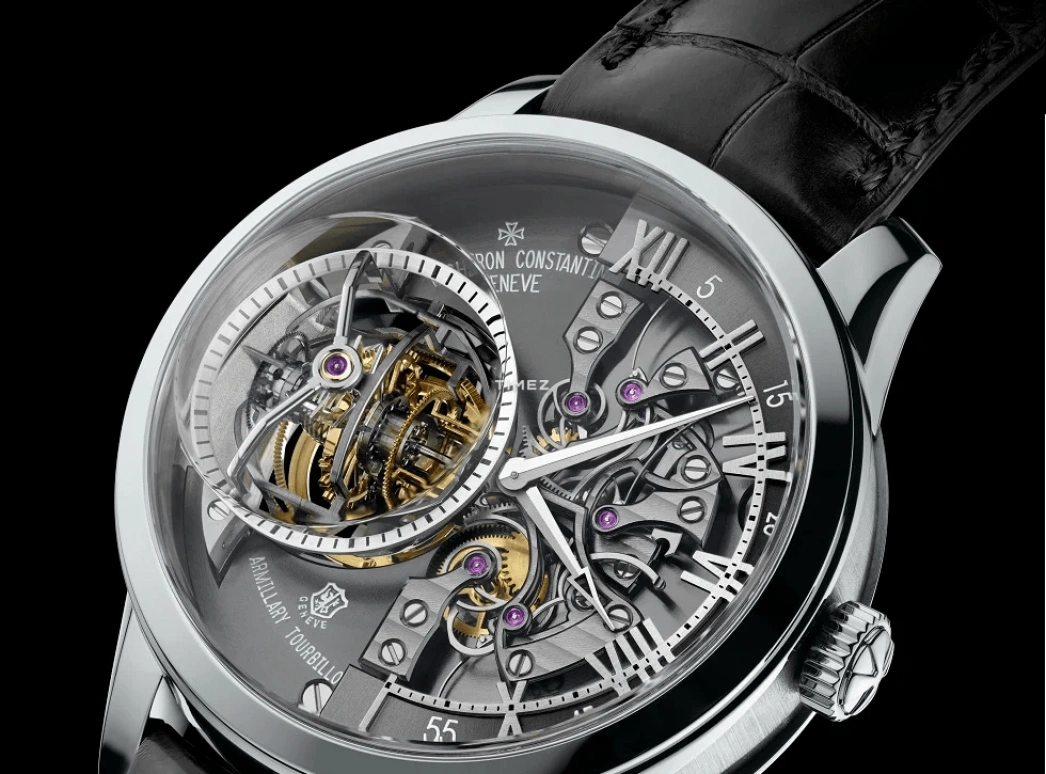 Vacheron Constantin,Artelier Cabinotiers Special Order 45.70mm,45.70mm,White Gold,Skeleton,Handwound,Tourbillon,Tourbillon Escapement,Jumping Minutes,Jumping Hours,65hours,In-house Caliber,91990,91990/000G-9882