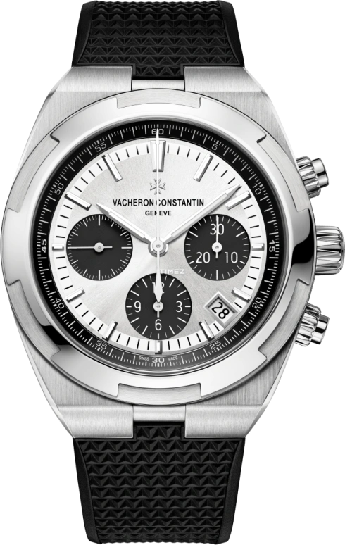 Vacheron Constantin,Overseas 42.50mm,42.50mm,Stainless Steel,Silver,Automatic,Chronograph,Day,5500V,5500V/110A-B686