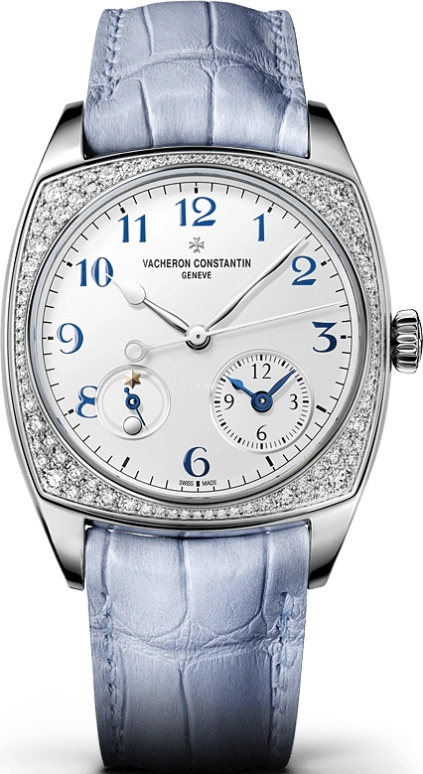 Vacheron Constantin,Harmony 37x46.60mm,37x46.60mm,White Gold,Silver,Automatic,Dule Time,40hours,7805S,7805S/000G-B052