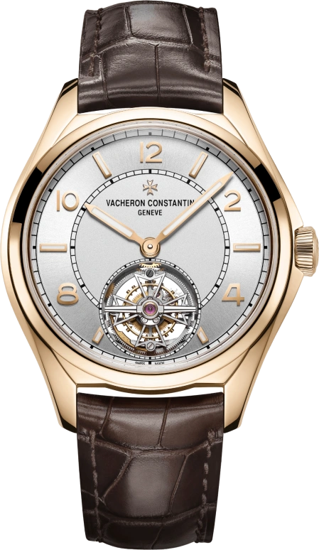 Vacheron Constantin,FiftySix 41mm,41mm,Pink Gold,Silver,Automatic,Tourbillon Escapement,80hours,6000E,6000E/000R-B488