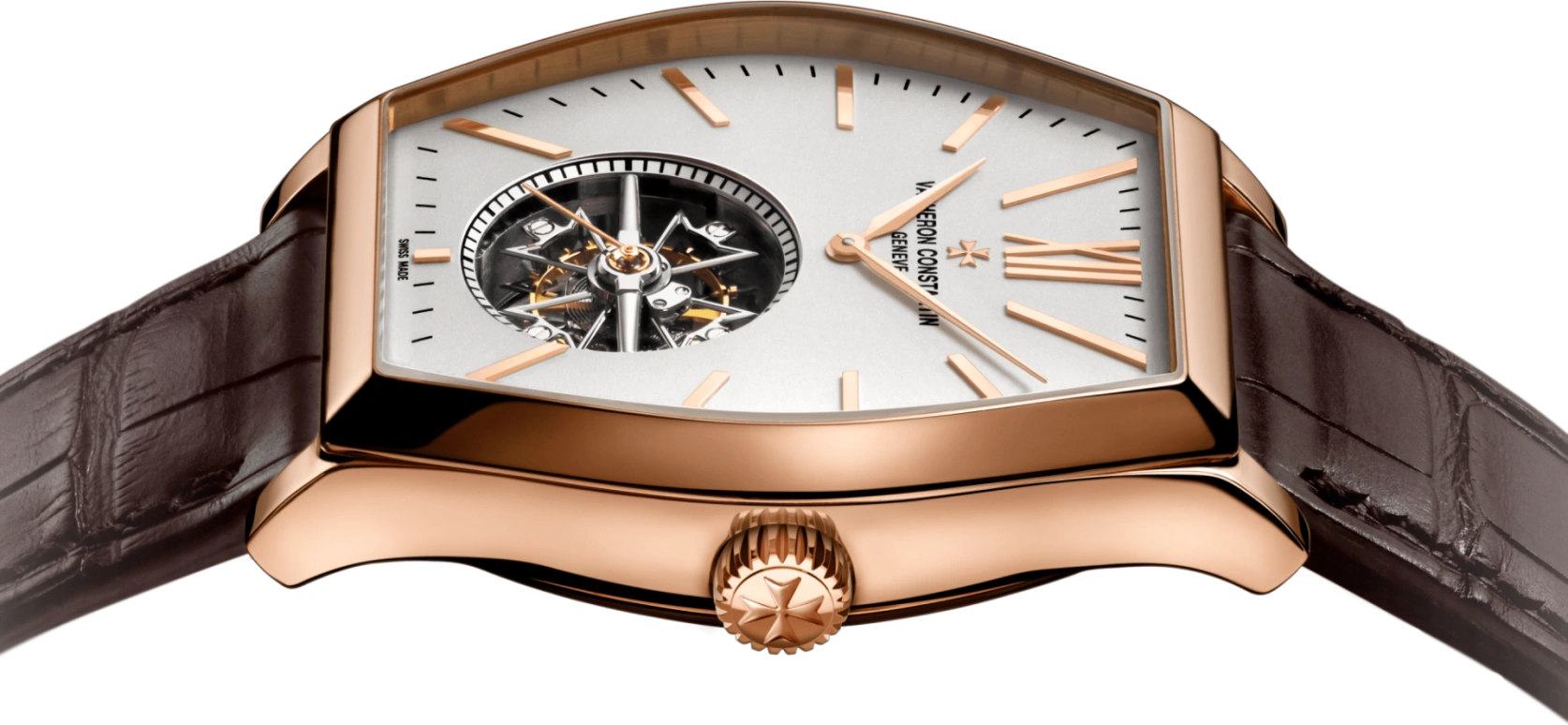 Vacheron Constantin,Malte 38mm,38mm,Pink Gold,Silver,Handwound,Tourbillon,45hours,30130,30130/000R-9754