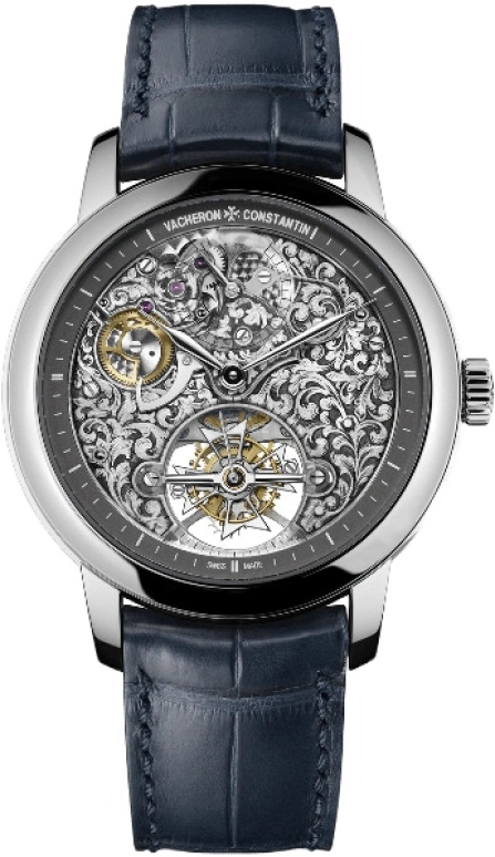 Vacheron Constantin,Métiers d'Art 40mm,40mm,Platinum,Silver,Handwound,Power Reserve Indicator,Tourbillon Escapement,6000A,6000A/000P-B026