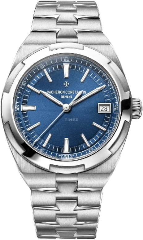 Vacheron Constantin,Overseas 41mm,41mm,Stainless Steel,Blue,Automatic,Day,60hours,4500V,4500V/110A-B128