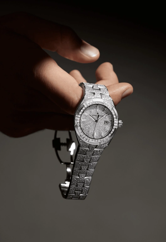 江诗丹顿,纵横四海 35毫米,35毫米,白金,银色,自动上弦,日历,防磁,4617V,4617V/215G-H039