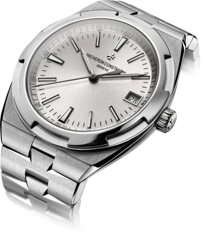 Vacheron Constantin,Overseas 41mm,41mm,Stainless Steel,Silver,Automatic,Day,60hours,4500V,4500V/110A-B126