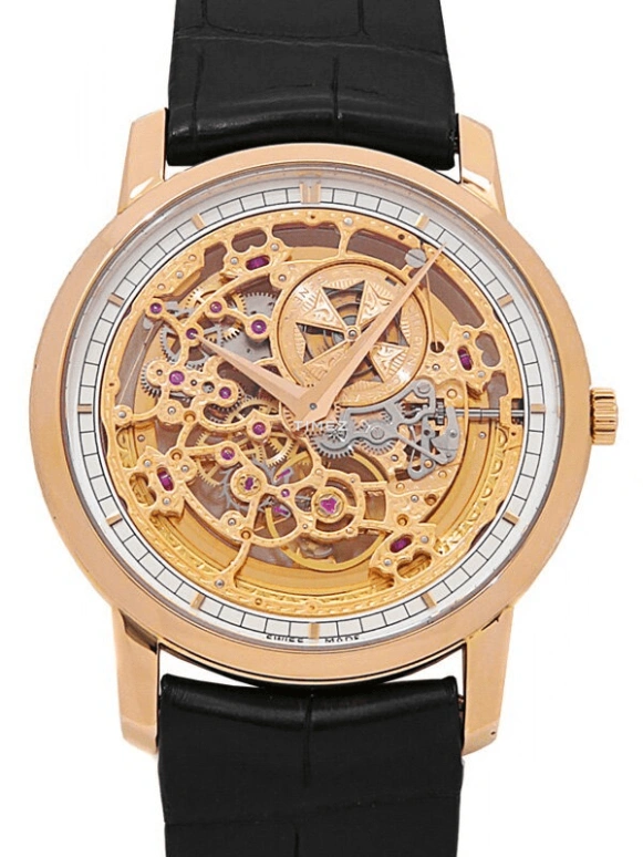 Vacheron Constantin,Patrimony 38mm,38mm,Rose Gold,Gold,Skeleton,Automatic,31hours,In-house Caliber,43178,43178/000R-9363