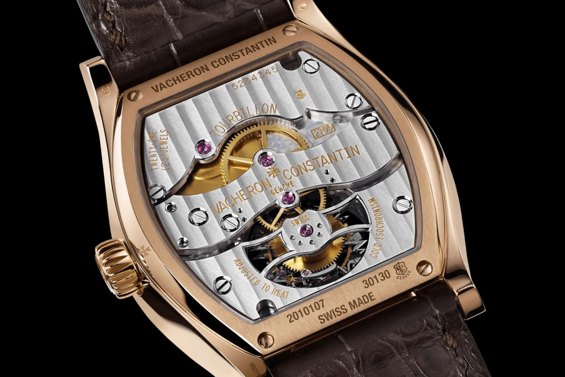 Vacheron Constantin,Malte 38x48.20mm,38x48.20mm,Pink Gold,Grey,Handwound,Tourbillon,Tourbillon Escapement,30130,30130/000R-B289