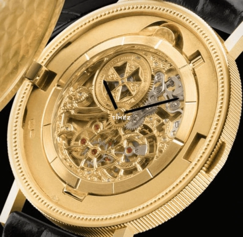 Vacheron Constantin,Métiers d'Art 34.70mm,34.70mm,Yellow Gold,Gold,Handwound,Hollow Out,65hours,33059,33059/000J-0000