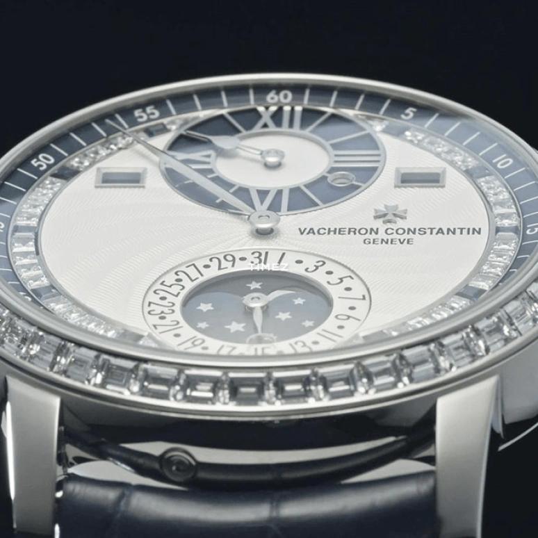 Vacheron Constantin,Artelier Cabinotiers Special Order 42mm,42mm,White Gold,Silver,Automatic,Moonphase,Perpetual Calendar,Leap Year,Month,40hours,In-house Caliber,4007C,4007C/000G-B709