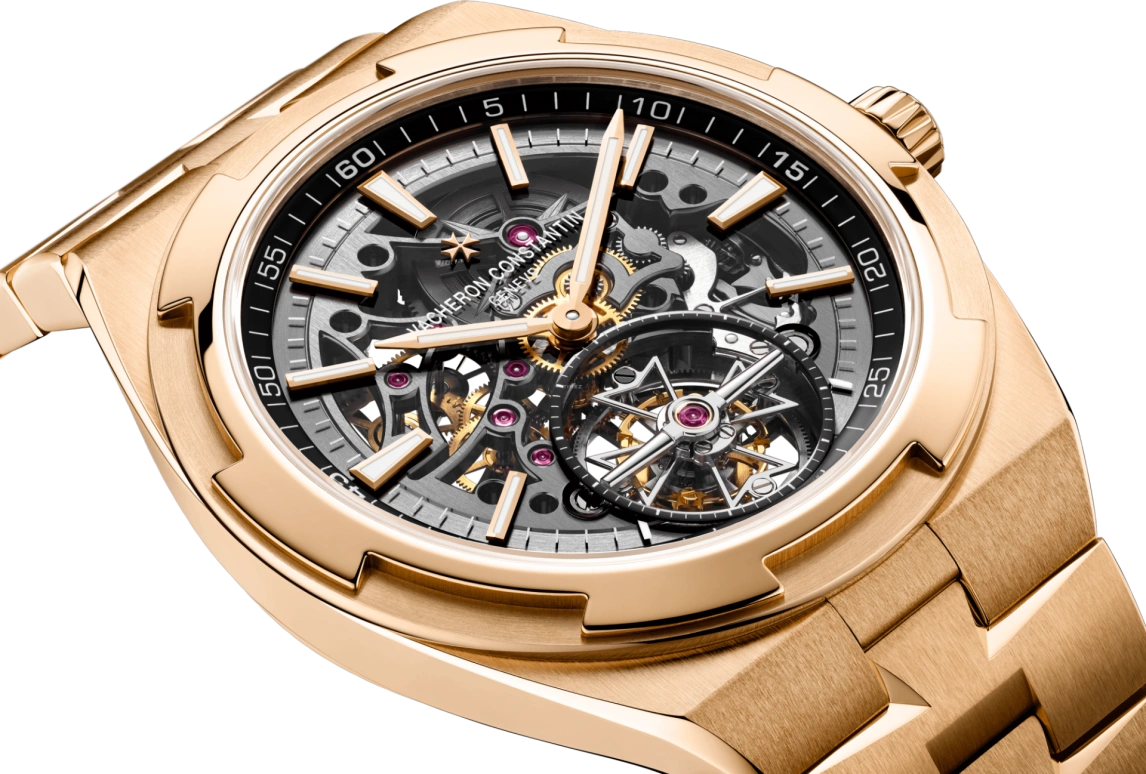 Vacheron Constantin,Overseas 42.50mm,42.50mm,Pink Gold,Skeleton,Automatic,Tourbillon,80hours,6000V,6000V/110R-B934