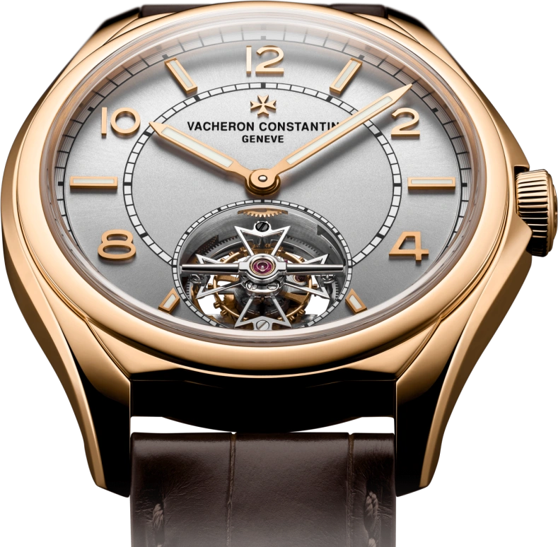 Vacheron Constantin,FiftySix 41mm,41mm,Pink Gold,Silver,Automatic,Tourbillon Escapement,80hours,6000E,6000E/000R-B488