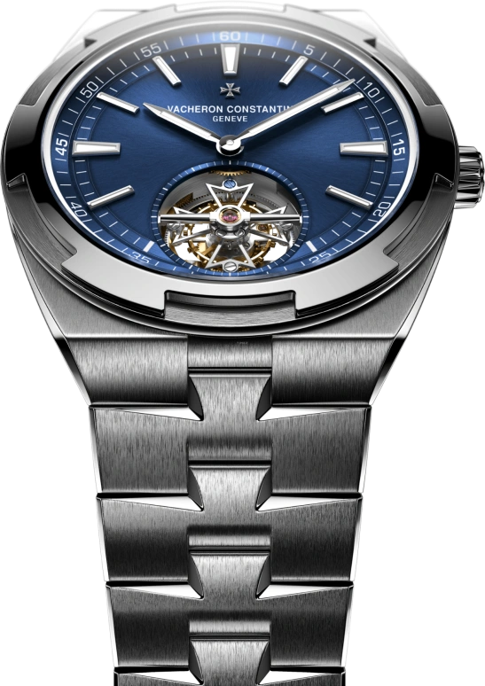 Vacheron Constantin,Overseas 42.50mm,42.50mm,Stainless Steel,Blue,Automatic,Tourbillon,80hours,6000V,6000V/110A-B544