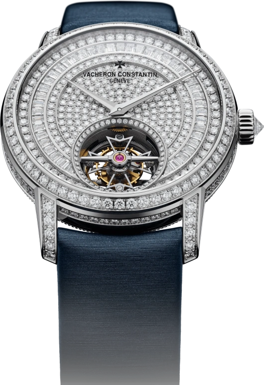 Vacheron Constantin,Traditionnelle 39mm,39mm,White Gold,Black,Skeleton,Automatic,Power Reserve Indicator,Tourbillon Escapement,6025T,6025T/000G-B635