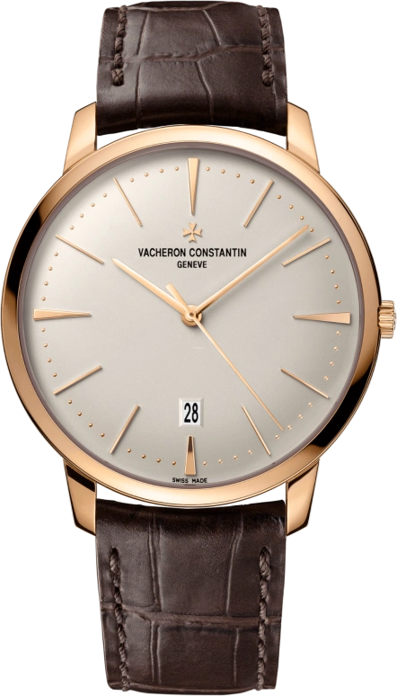 Vacheron Constantin,Patrimony 40mm,40mm,Pink Gold,Silver,Automatic,Day,43hours,85180,85180/000R-9248