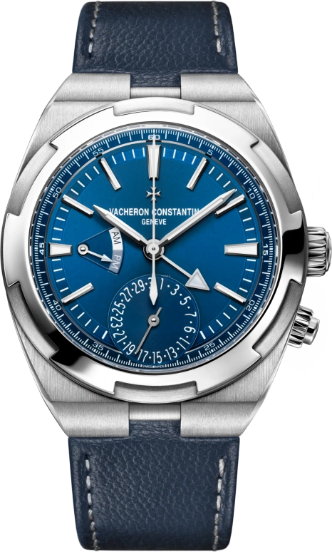 Vacheron Constantin,Overseas 41mm,41mm,Stainless Steel,Blue,Automatic,Day,Dule Time,7900V,7900V/110A-B334