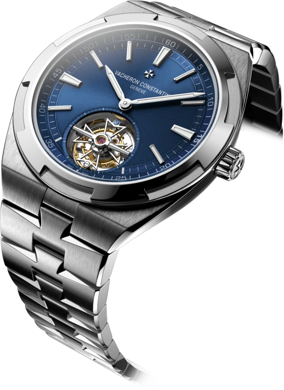 Vacheron Constantin,Overseas 42.50mm,42.50mm,Stainless Steel,Blue,Automatic,Tourbillon,80hours,6000V,6000V/110A-B544