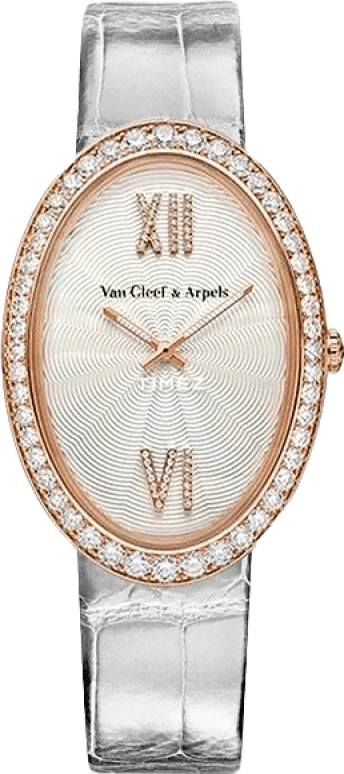 Van Cleef & Arpels,Lady Arpels ,Rose Gold,White,Quartz,Sapphire,Crystal Glass,Oval,VCARN9VD00