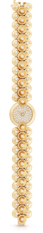 Van Cleef & Arpels,High Jewelry 20mm,20mm,Yellow Gold,Silver White,Quartz,Sapphire,Crystal Glass,Round,VCARO8PQ00