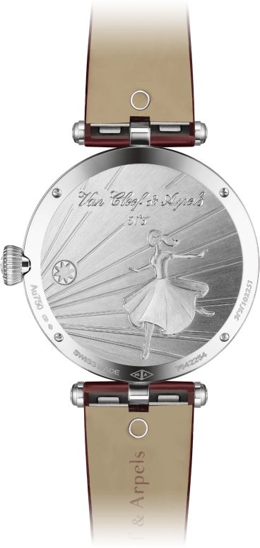 Van Cleef & Arpels,Extraordinary Dials™ 33mm,33mm,White Gold,Turquoise,Rose,White,Sapphire,Crystal Glass,Setting,Mother of Pearl,Turquoise,Ruby,Diamonds,VCARO8Z200