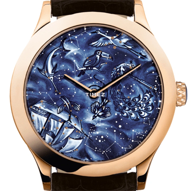 Van Cleef & Arpels,Extraordinary Dials™ 42mm,42mm,Rose Gold,Blue,Automatic,85hours,Sapphire,Crystal Glass,VCARO4IS00