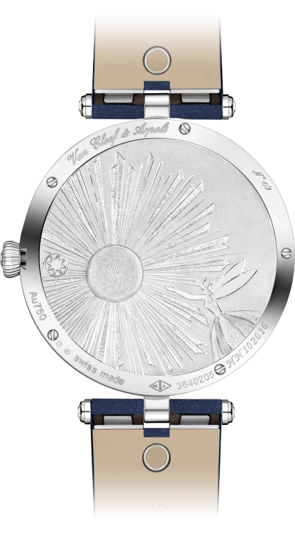 Van Cleef & Arpels,Extraordinary Dials™ 41mm,41mm,White Gold,Rose,White,Yellow,Sapphire,Crystal Glass,Setting,Diamonds,VCARO8Z500