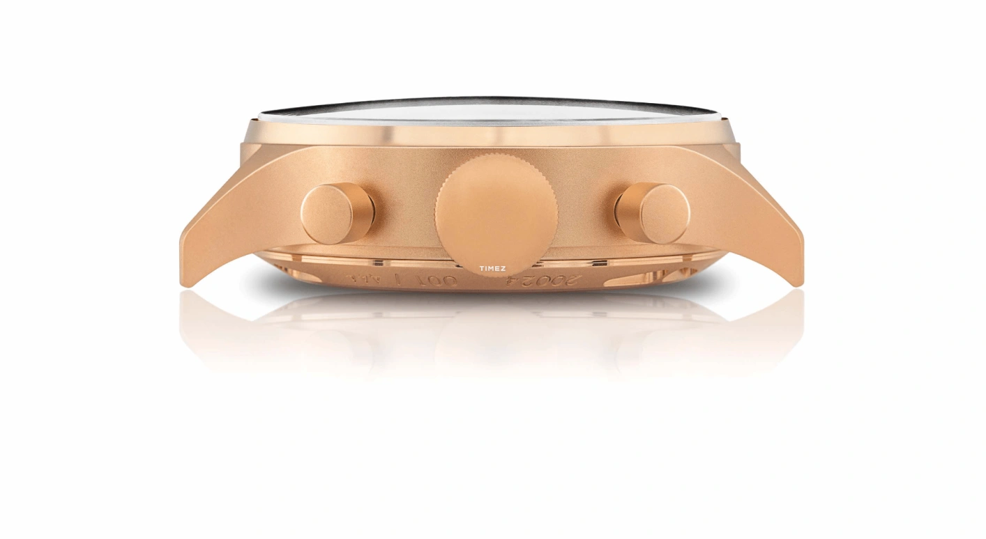 Van der Gang Watches,Chronograaf 41毫米,41毫米,玫瑰金,白色,自动上弦,计时,月相,日历,20024,20024-Satine