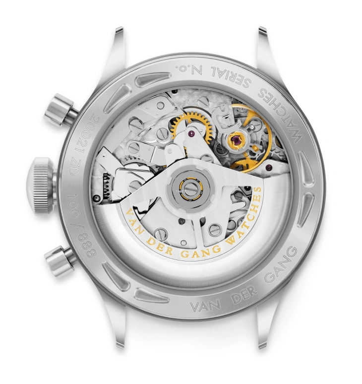 Van der Gang Watches,Chronograaf 41毫米,41毫米,精钢,黑色,自动上弦,计时,48小时,20021ZD