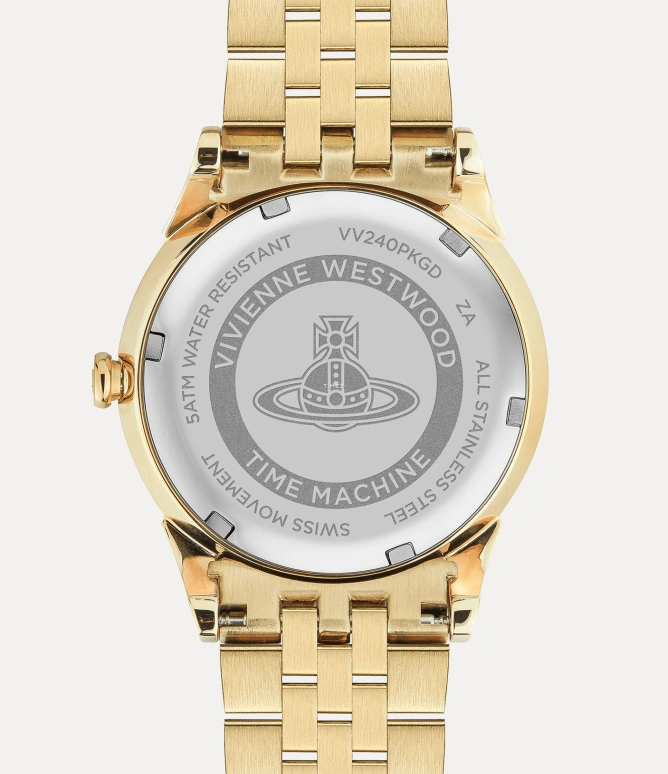 Vivienne Westwood,Other 38mm,38mm,Stainless Steel,Rose,Quartz,Hardlex,Glass,Round,VV240PKGD