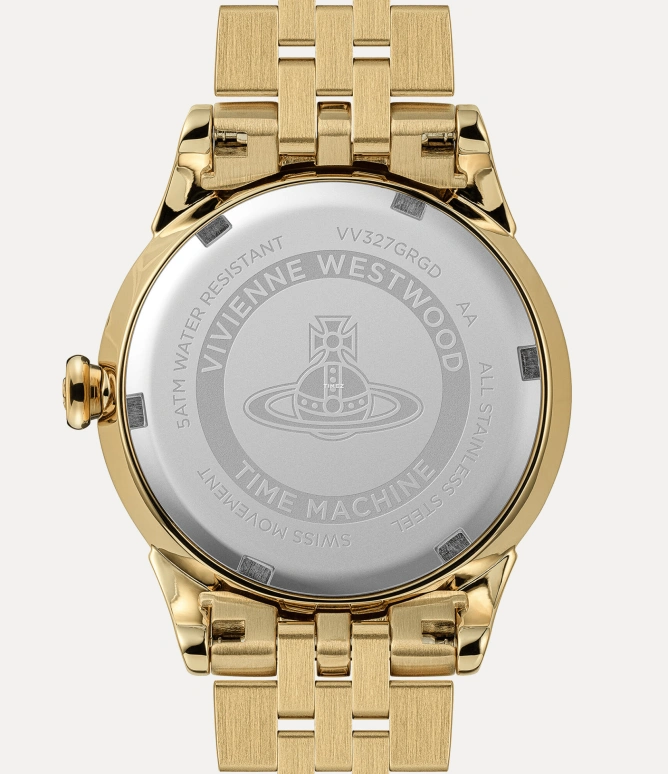 Vivienne Westwood,Other 32mm,32mm,Stainless Steel,Green,Quartz,Hardlex,Glass,Round,VV327GRGD