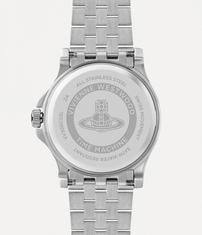 Vivienne Westwood,Other 35x28mm,35x28mm,Stainless Steel,Silver,Quartz,Hardlex,Glass,Oval,VV314SLSL