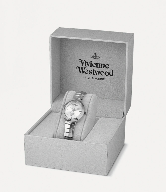 Vivienne Westwood,Other 35x28mm,35x28mm,Stainless Steel,Silver,Quartz,Hardlex,Glass,Oval,VV314SLSL