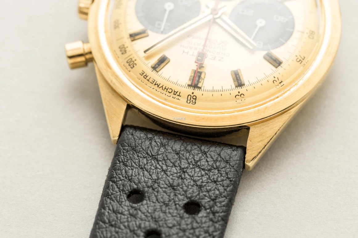 真力时,El Primero 37毫米,37毫米,黄金,黄金色,黑色,自动上弦,计时,日历,G582