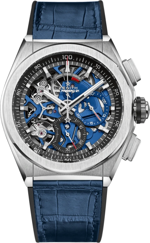 Zenith,Defy 44mm,44mm,Titanium,Skeleton,Automatic,Chronograph,Day,Power Reserve Indicator,95,95.9002.9004/78.R584