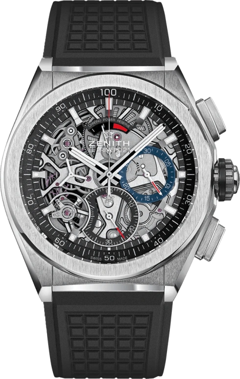 Zenith,Defy 44mm,44mm,Titanium,Skeleton,Automatic,Chronograph,Day,Power Reserve Indicator,95,95.9000.9004/78.R782