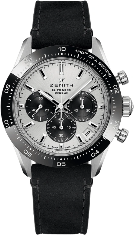 Zenith,Chronomaster Sport 41mm,41mm,White Gold,Silver,Automatic,Chronograph,Day,65,65.3102.3600.21.C925