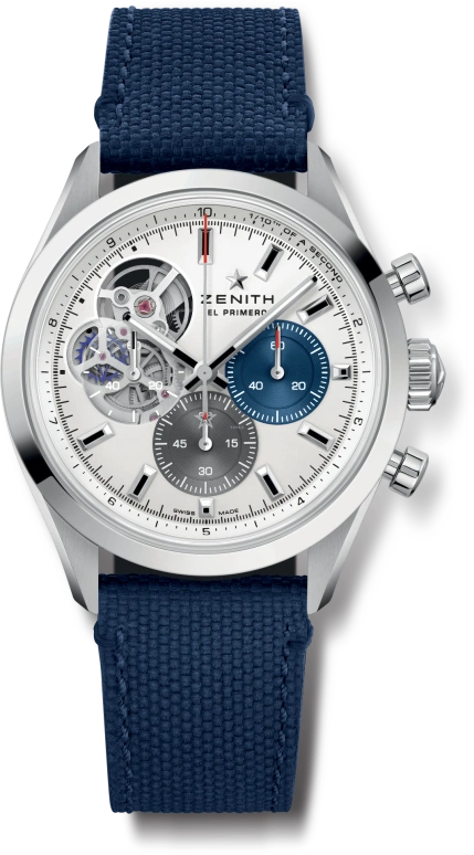 真力时,El Primero 39.50毫米,39.50毫米,不锈钢,银色,自动上弦,计时,导柱轮,03,03.3300.3604/69.C823