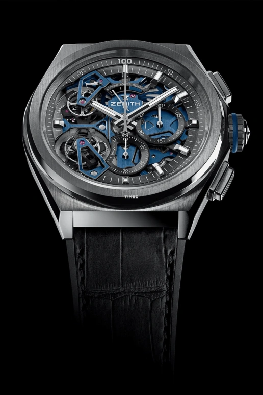 Zenith,Defy 44mm,44mm,Platinum,Skeleton,Automatic,Chronograph,Power Reserve Indicator,Tourbillon,40,40.9000.9020/78.R582