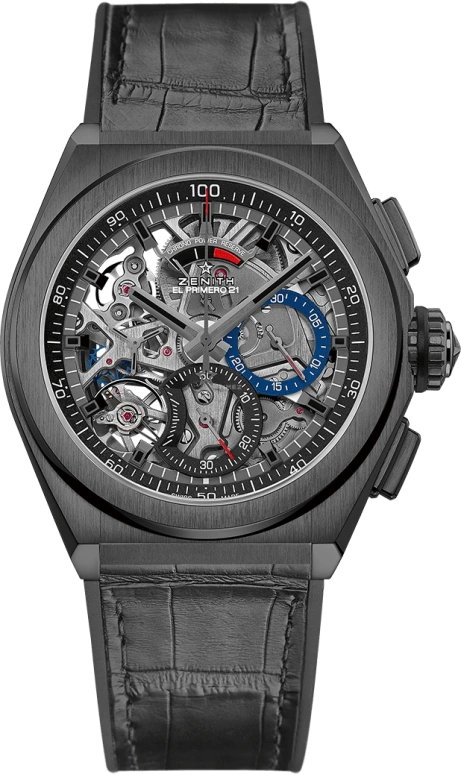 Zenith,Defy 44mm,44mm,Ceramic,Skeleton,Automatic,Chronograph,Day,Power Reserve Indicator,49,49.9000.9004/78.R582