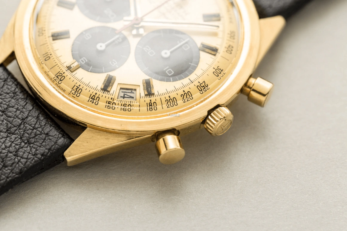真力时,El Primero 37毫米,37毫米,黄金,黄金色,黑色,自动上弦,计时,日历,G582